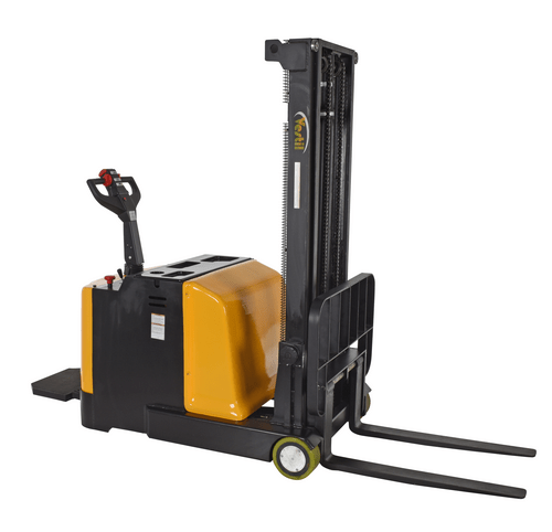 Centerline Dynamics Forklift Attachments Vestil Steel Counter Balanced Powered Drive Lift 2 In. to 118 In. Raised Height 2,000 Lb. Capacity Black / Yellow S-2CB-118