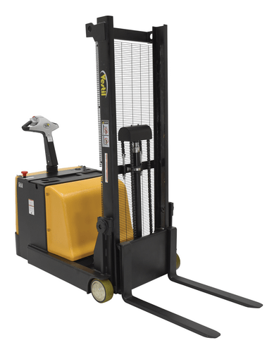Centerline Dynamics Forklift Attachments Vestil Steel Counter Balanced Powered Lift 2 In. to 62 In. Raised Height 1,000 Lb. Capacity Black / Yellow S-CB-62