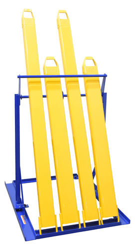 Centerline Dynamics Forklift Attachments Vestil Steel Fork Extension Storage Rack 45-3/4 In. x 40 In. x 54-3/16 In. 400 Lb. Capacity Blue FORK-R-54