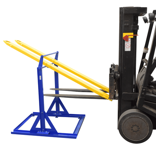 Centerline Dynamics Forklift Attachments Vestil Steel Fork Extension Storage Rack 45-3/4 In. x 40 In. x 54-3/16 In. 400 Lb. Capacity Blue FORK-R-54