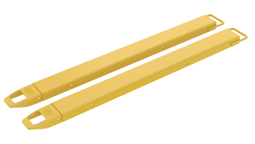 Centerline Dynamics Forklift Attachments Vestil Steel Fork Extensions 4 In. x 63 In. 4000 Lb. Capacity Yellow FE-4-63