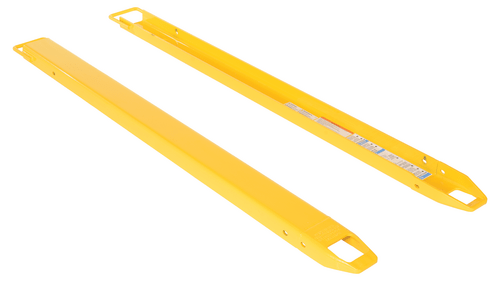 Centerline Dynamics Forklift Attachments Vestil Steel Fork Extensions 4 In. x 72 In. 4000 Lb. Capacity Yellow FE-4-72