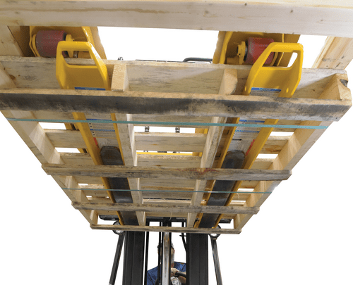 Centerline Dynamics Forklift Attachments Vestil Steel Fork Extensions 4 In. x 72 In. 4000 Lb. Capacity Yellow FE-4-72