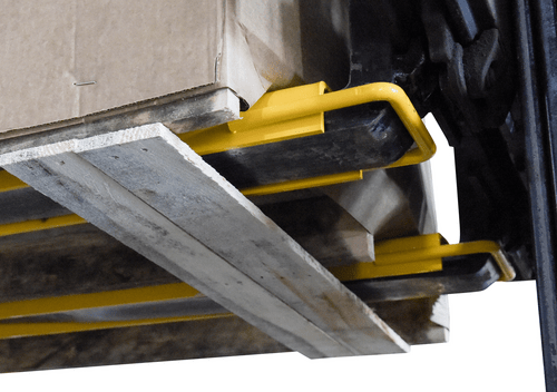 Centerline Dynamics Forklift Attachments Vestil Steel Fork Extensions 4 In. x 84 In. 4000 Lb. Capacity Yellow FE-4-84