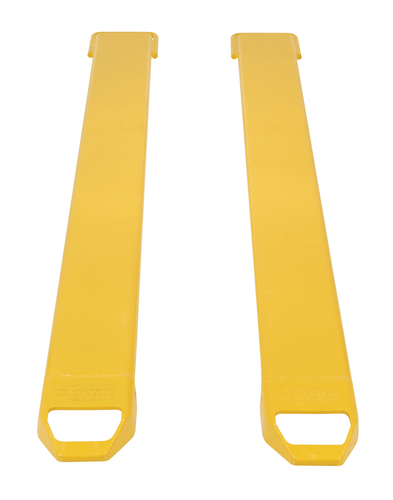 Centerline Dynamics Forklift Attachments Vestil Steel Fork Extensions 5 In. x 72 In. 4,000 Lb. Capacity Yellow FE-5-72