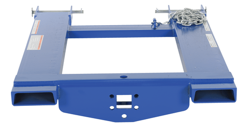 Centerline Dynamics Forklift Attachments Vestil Steel Fork Truck Hook Base 32 In. Length 4,000 Lb. Capacity Blue HOOK-BASE-32