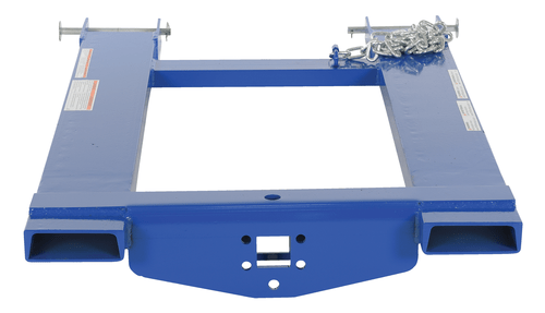 Centerline Dynamics Forklift Attachments Vestil Steel Fork Truck Hook Base 38 In. Length 4,000 Lb. Capacity Blue HOOK-BASE-38