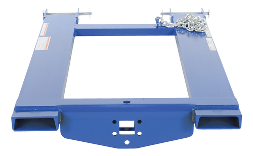Centerline Dynamics Forklift Attachments Vestil Steel Fork Truck Hook Base 44 In. Length 4,000 Lb. Capacity Blue HOOK-BASE-44
