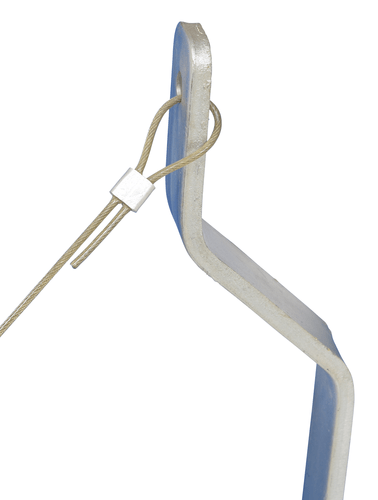 Centerline Dynamics Forklift Attachments Vestil Steel High Strength Low Profile Hopper 1 Cubic Yard 6000 Lb. Capacity Blue H-100-HS