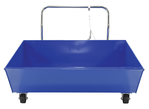 Centerline Dynamics Forklift Attachments Vestil Steel Low Profile Parts Hopper 1/2 Cubic Yd. 2000 Lb. Capacity Blue HOP-LP