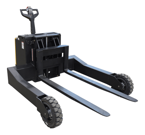 Centerline Dynamics Forklift Attachments Vestil Steel Rough Terrain Electric Truck with Tilt Forks 2.5K 60 In. RT-EPT-2.5-60-TLT