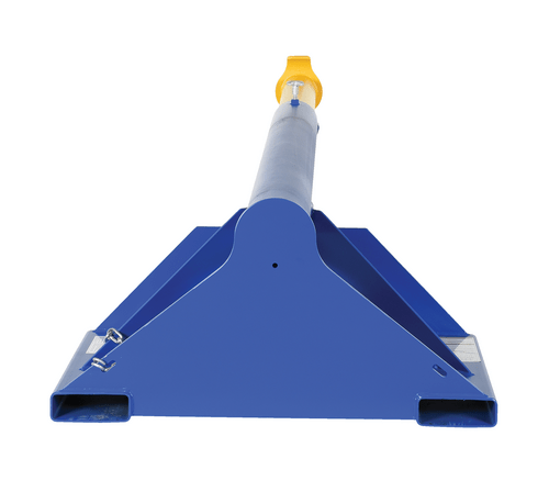 Centerline Dynamics Forklift Attachments Vestil Steel Telescoping Lift Boom 36 In. Fork Pocket Center 4,000 Lb. Capacity Blue and Yellow LM-1T-4-36