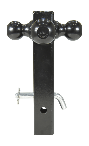 Centerline Dynamics Forklift Attachments Vestil Steel Three Ball Tow Hitch 7,500 Lb. Capacity Black HITCH-3B