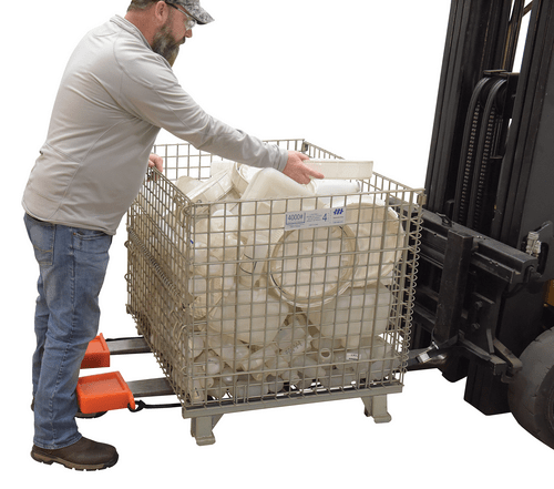 Centerline Dynamics Forklift Attachments Vestil Thick Polyurethane Fork Tip Protector 5-5/8 In. x 3/4 In. Fork Pocket Red FPU-TK-45-RD