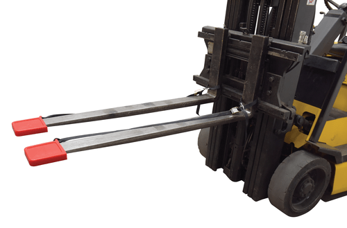 Centerline Dynamics Forklift Attachments Vestil Thin Polyurethane Fork Tip Protector 5-5/8 In. x 3/4 In. Fork Pocket Red FPU-TN-45-RD