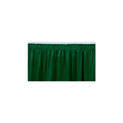 Centerline Dynamics Furniture & Decor 4'L Shirred-Pleat Skirting for 16"H Stage - Green