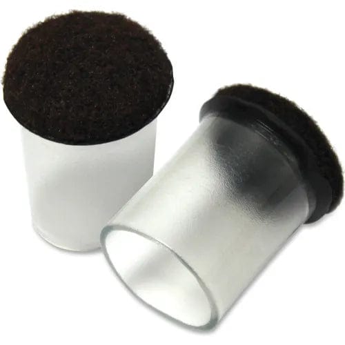 Centerline Dynamics Furniture & Decor Clear Sleeve Floor Protectors - 1.63" Diameter Round - 8/Pack