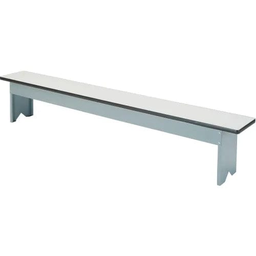 Centerline Dynamics Furniture & Decor Locker Room Bench, Laminate Top with Steel Base, 72 x 12 x 18