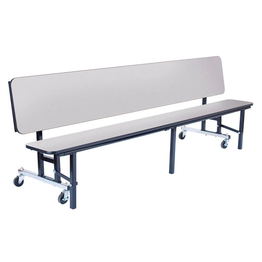 Centerline Dynamics Furniture & Decor Mobile Convertible Bench Unit, MDF, 72"Lx29"W, Gray