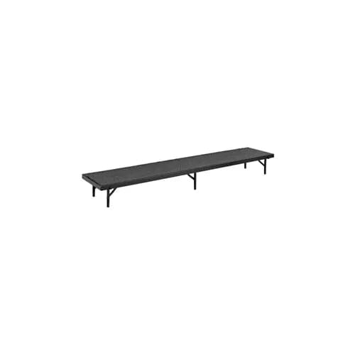 Centerline Dynamics Furniture & Decor Riser Tapered with Carpet - 60"L x 18"W x 8"H - Grey