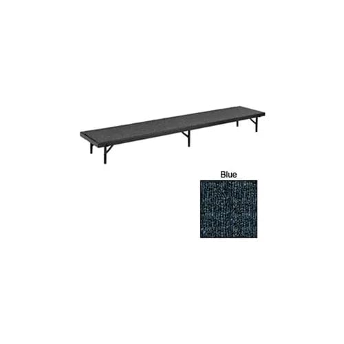 Centerline Dynamics Furniture & Decor Riser Tapered with Carpet - 66"L x 18"W x 16"H - Blue