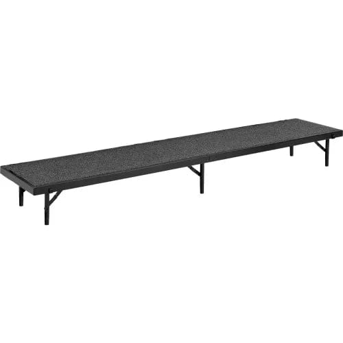 Centerline Dynamics Furniture & Decor Riser Tapered with Carpet - 78"L x 18"W x 32"H - Black