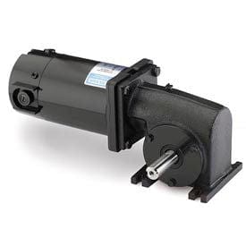 Centerline Dynamics Gearmotor Motor Gearmotor-Right-Angle Shaft - 125RPM - 90V - DC - 90 Lb.In. -1/4HP - TENV