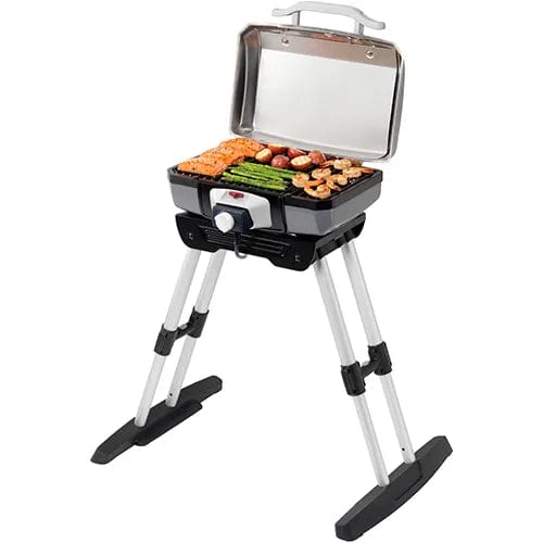 Centerline Dynamics Grills & Smokers Cuisinart Outdoor Portable Electric Grill w/ VersaStand Integrated Telescoping Base