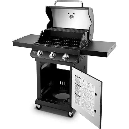 Centerline Dynamics Grills & Smokers Premier 3 Burner Propane Gas Grill - Black