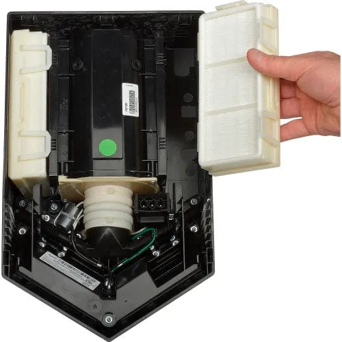 Centerline Dynamics Hand Dryers Dyson Airblade® HU02 Automatic V Hand Dryer W/HEPA Filter, ADA Compliant, Nickel, 200-240V