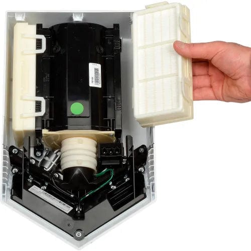 Centerline Dynamics Hand Dryers Dyson Airblade® HU02 Automatic V Hand Dryer W/HEPA Filter, ADA Compliant, White, 110-127V