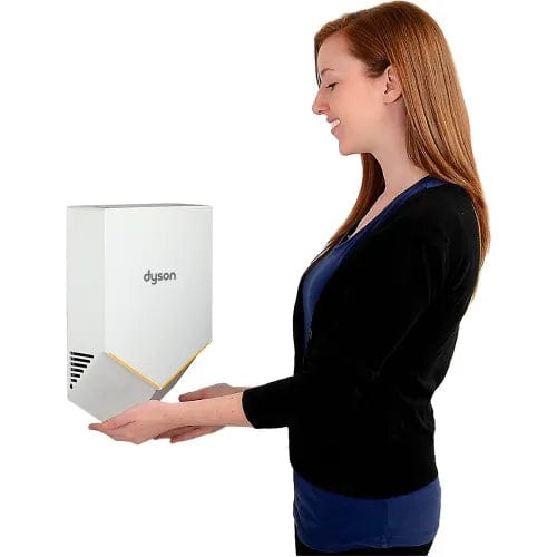 Centerline Dynamics Hand Dryers Dyson Airblade® HU02 Automatic V Hand Dryer W/HEPA Filter, ADA Compliant, White, 110-127V