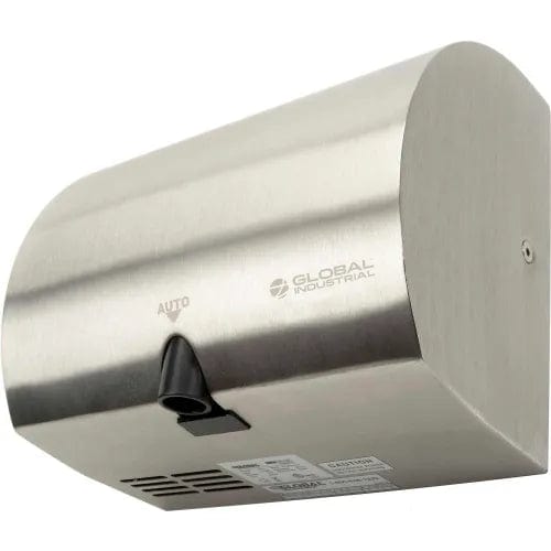Centerline Dynamics Hand Dryers Global Industrial™ High Velocity Automatic Hand Dryer, Brushed Stainless Steel, 120V