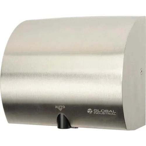 Centerline Dynamics Hand Dryers Global Industrial™ High Velocity Automatic Hand Dryer, Brushed Stainless Steel, 120V