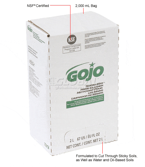 Centerline Dynamics Hand Soap & Cleaners GOJO® SUPRO MAX™ Hand Cleaner - 4 Refills/Case - 7272-04