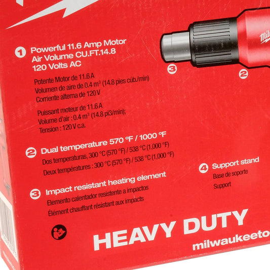Centerline Dynamics Heat Gun Milwaukee® Dual Temperature Heat Gun