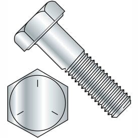 Centerline Dynamics Hex Head Cap Screws Hex Cap Screw - 1/4-20 x 1" - Carbon Steel - Zinc - Gr 5 - FT - UNC - USA - Pkg of 100