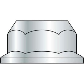 Centerline Dynamics Hex Nuts Serrated Hex Flange Nut, Zinc CR+3, Case Hardened Steel, UNC, Pkg of 100