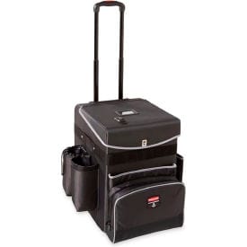 Centerline Dynamics Janitorial Cart Rubbermaid® Medium Executive Quick Cart - Dark Gray - 1902466