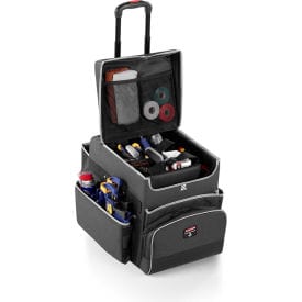 Centerline Dynamics Janitorial Cart Rubbermaid® Small Executive Quick Cart - Dark Gray -1902467