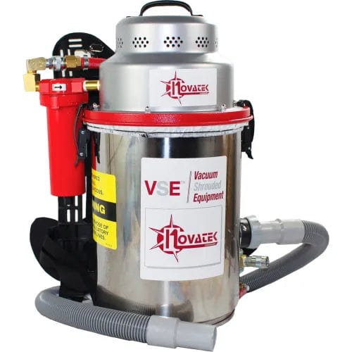 Centerline Dynamics Janitorial & Facility Maintenance Air-Powered HEPA Backpack Vacuum, 3-1/4 Gallon Cap.