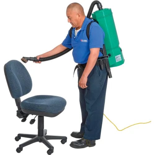 Centerline Dynamics Janitorial & Facility Maintenance Backpack Vacuum, 2-1/2 Gallon Cap.