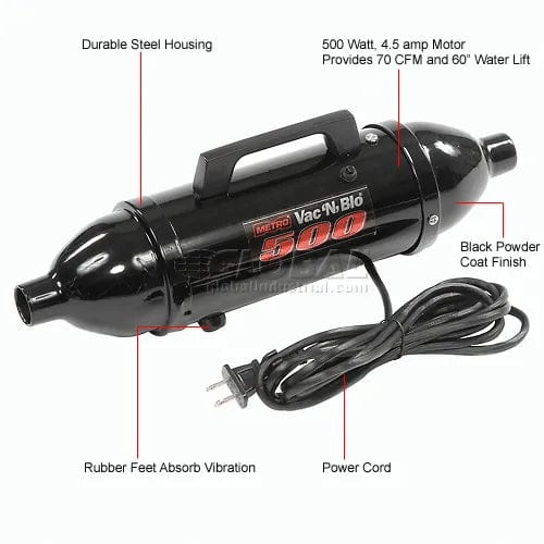 Centerline Dynamics Janitorial & Facility Maintenance Handheld Vacuum Blower w/Micro Cleaning Tool Kit