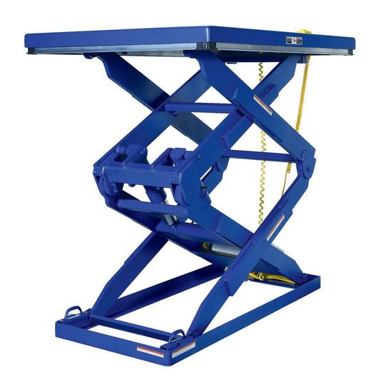 Centerline Dynamics LIft & Tilt Tables Vestil Steel Double Scissor Lift Table 84 In. Height 3000 Lb. Capacity