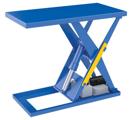 Centerline Dynamics LIft & Tilt Tables Vestil Steel Economical Electric Hydraulic Lift Table 24 In. x 48 In. 2000 Lb. Capacity