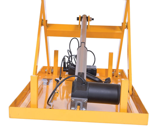 Centerline Dynamics LIft & Tilt Tables Vestil Steel Electric Linear Actuated Scissor Lift Table 27-3/4 In. x 15-3/4 In. x 15 In. 200 Lb. Capacity