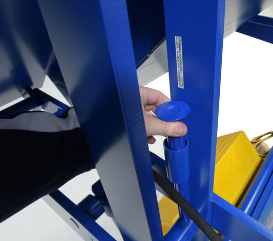 Centerline Dynamics LIft & Tilt Tables Vestil Steel Ground Lift Scissor Table 44 In. x 50 In. 4000 Lb. Capacity