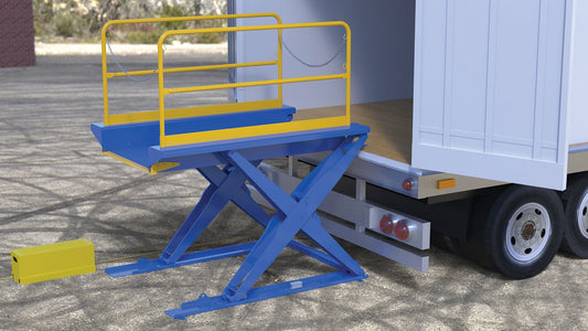 Centerline Dynamics LIft & Tilt Tables Vestil Steel Ground Lift Scissor Table 44 In. x 84 In. 3000 Lb. Capacity