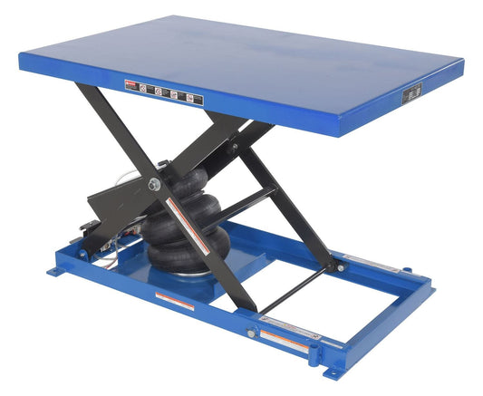 Centerline Dynamics LIft & Tilt Tables Vestil Steel Heavy-Duty Air Bag Scissor Lift Table 48 In. x 32 In. 1,000 Lb. Capacity