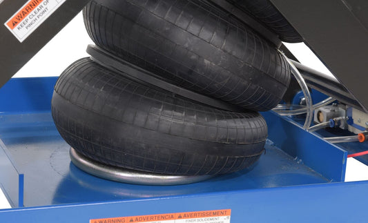 Centerline Dynamics LIft & Tilt Tables Vestil Steel Heavy-Duty Air Bag Scissor Lift Table 48 In. x 32 In. 1,000 Lb. Capacity